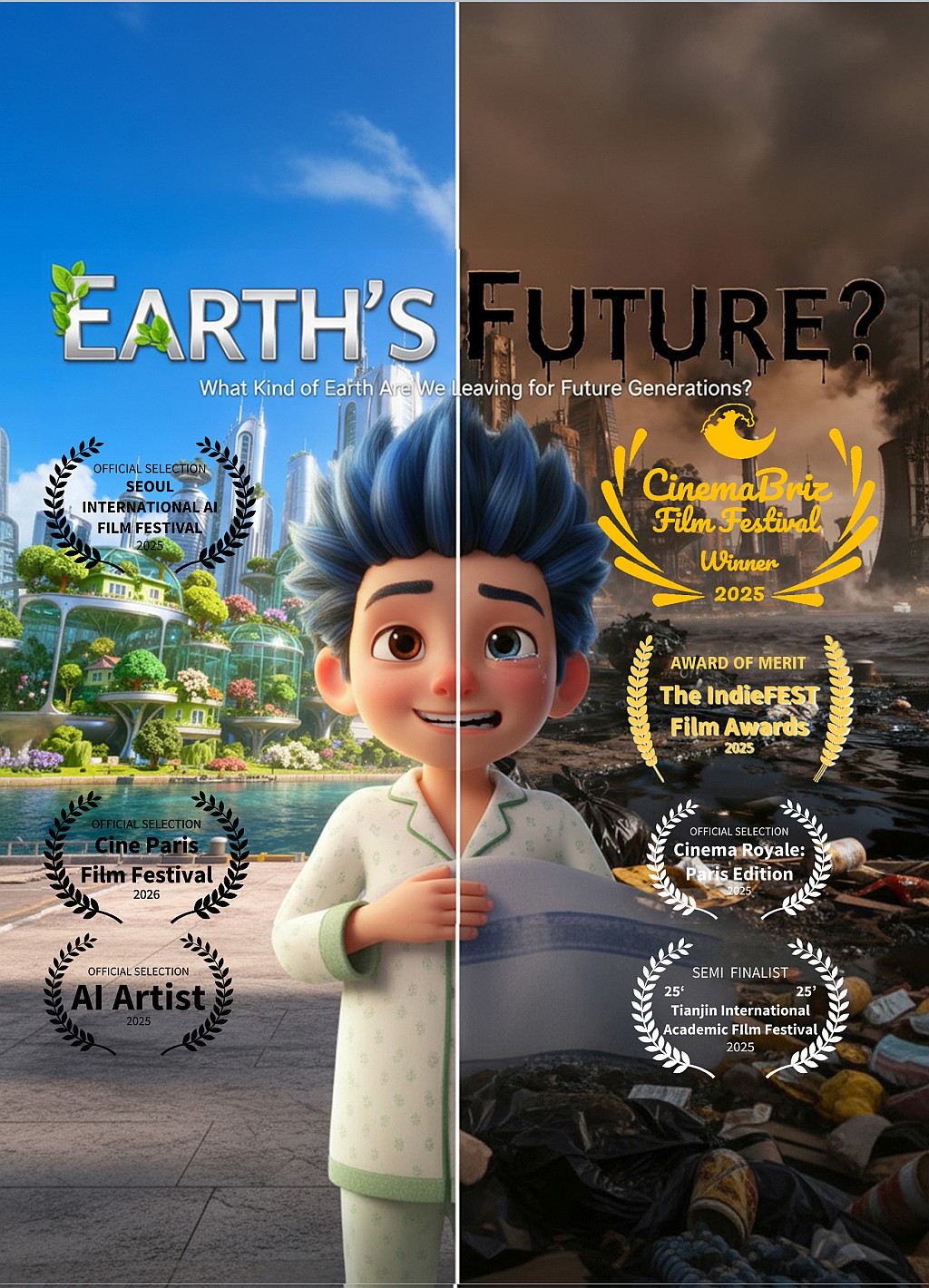 Earth's Future AI Film Poster